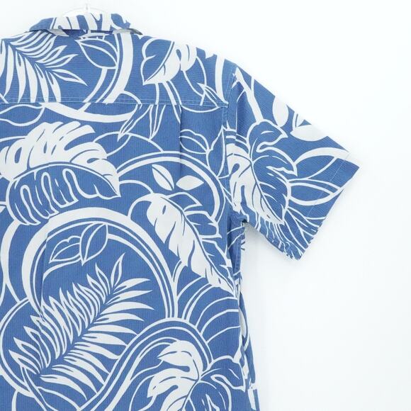 Tommy Bahama Shirt Mens Medium Hawaiian Floral Button Up Casual Beach Resort - Picture 10 of 16